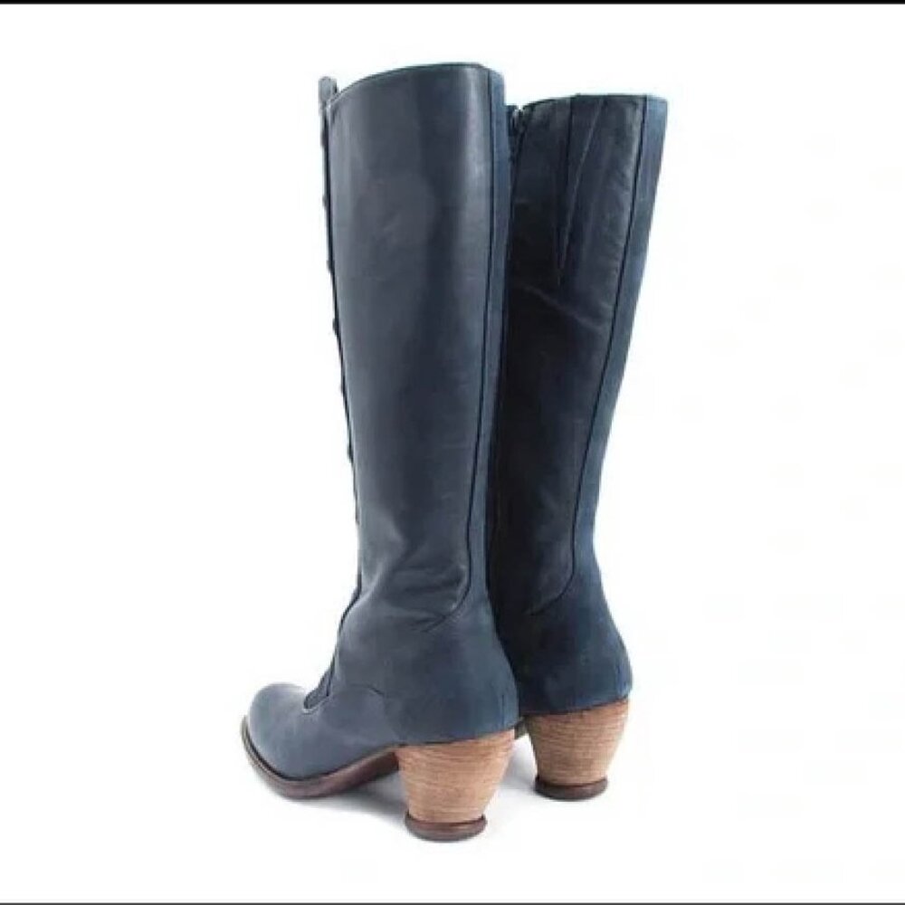 John Fluevog Mezzo Dallas Tall Boots with Studded Detail 7.5 - Picture 5 of 16
